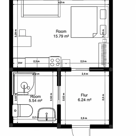 Lieblingsplatz Leipzig-helles For 2 Apartment *